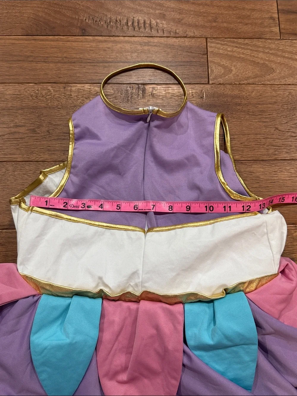 Girls Disney Beauty and the Beast Chip Costume Dress - Size M 10/12 - Picture 12 of 16